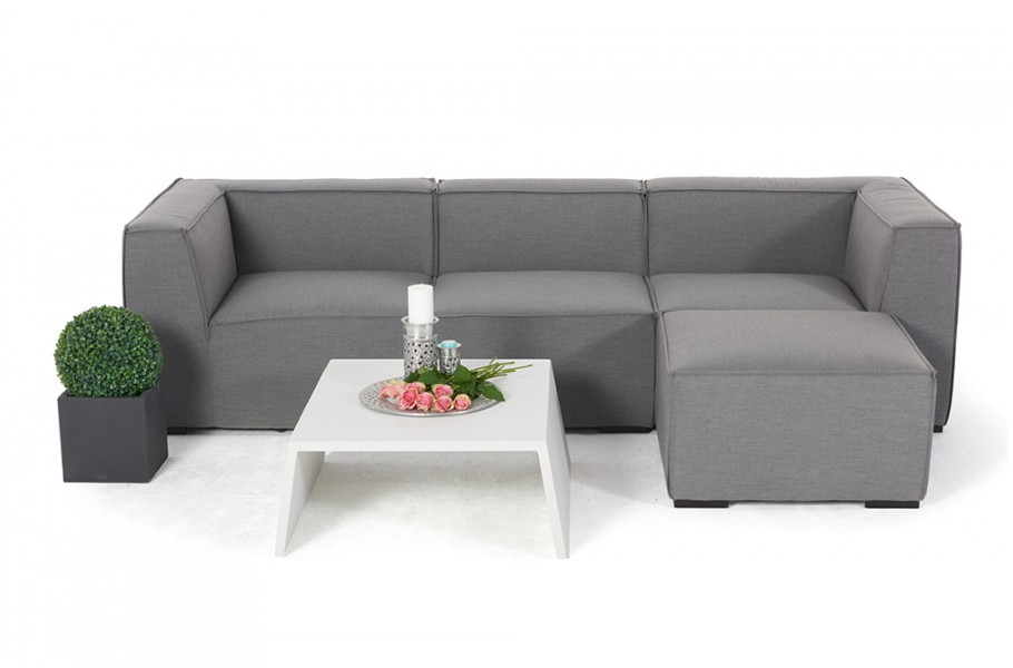 adriane outdoorlounge allwetter lounge grau