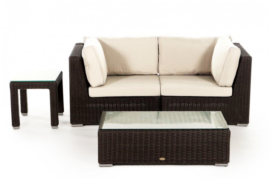 Rattan Gartenmöbel: Überzugset für Birmingham 2er Lounge