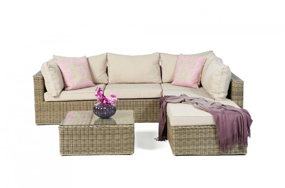 Rattan Gartenmöbel Lounge Broadway Natural