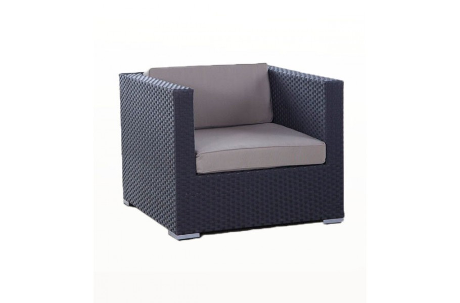Rattan Chefsessel Überzug Sandbraun