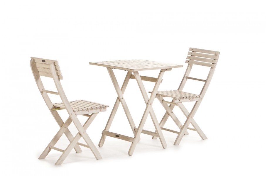 Holz Gartenmöbel Kiefernholz Tisch Stuhl Duo Set
