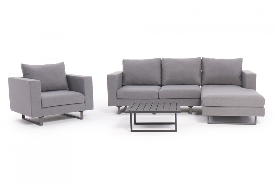 gartenmöbel lounge thomson deluxe mit chefsessel
