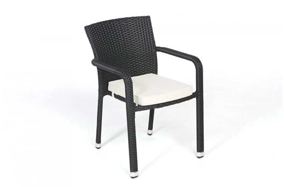 Rattan Stuhl Orlando Schwarz
