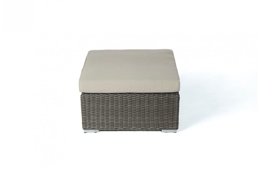 Rattan Gartenmöbel Brimingham Fusshocker