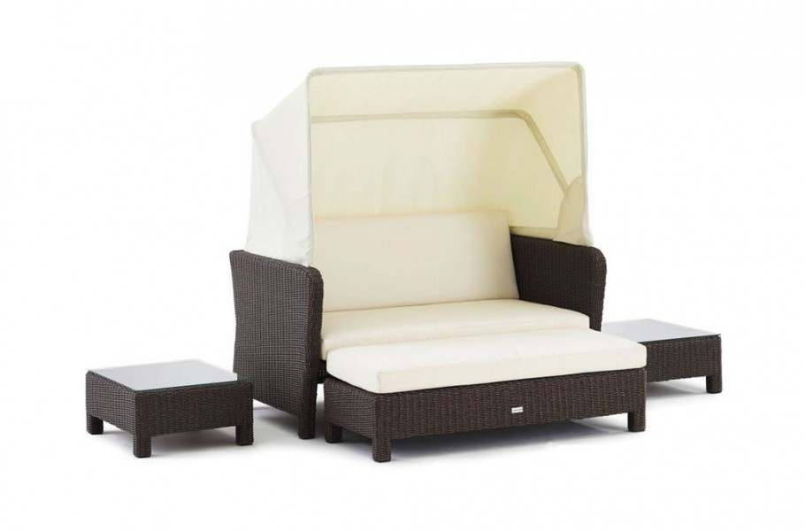 Lorena Rattan Lounge Chair braun