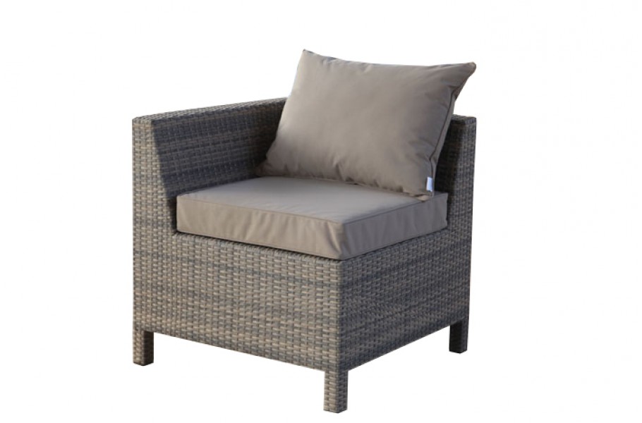 Rattan Gartenmöbel Pandora Sandstorm Eckteil