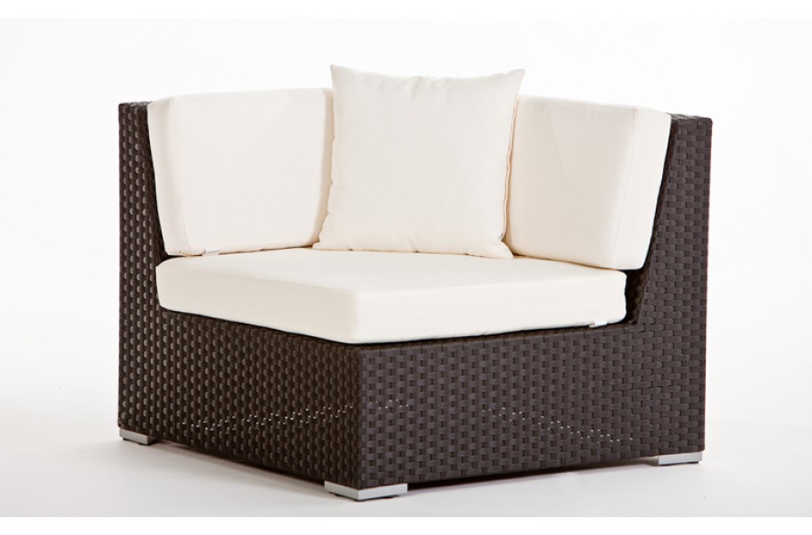 Rattan Gartenmöbel Lounge Bermuda Eck-Element