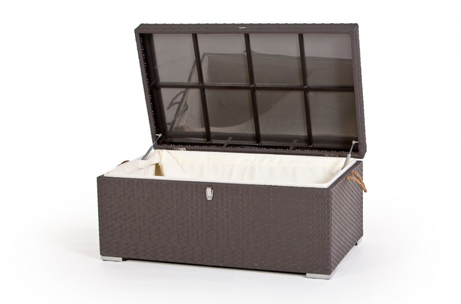Rattan Gartenmöbel Pillowbox small braun