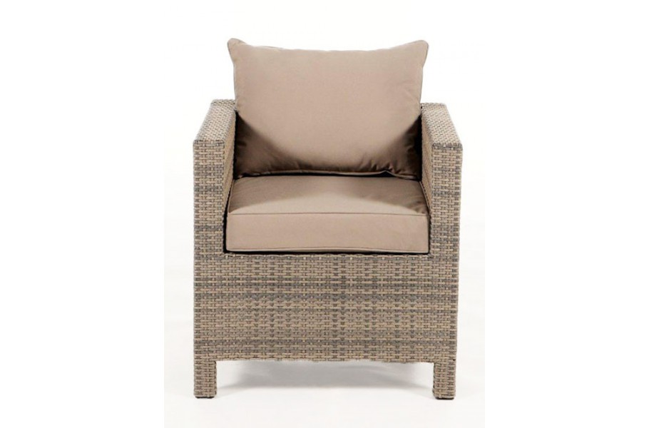 Rattan Sessel Balcony Dining, Überzug Sandbraun