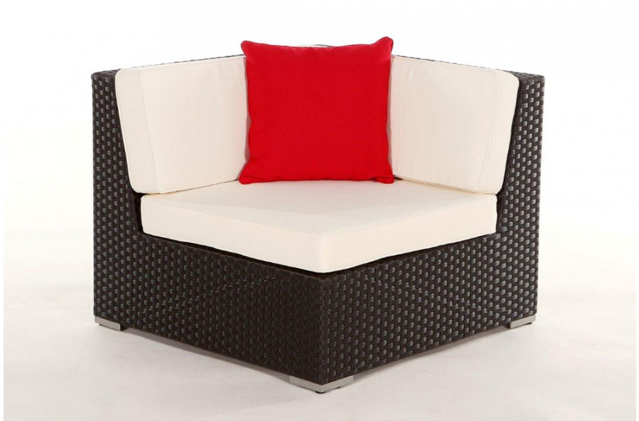 Rattanmöbel: Zierkissen rot