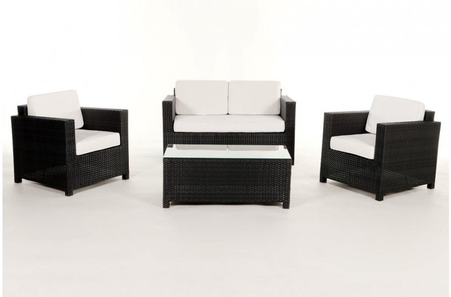 Rattan Gartenmöbel: Überzugsset Beige für Luxury Lounge