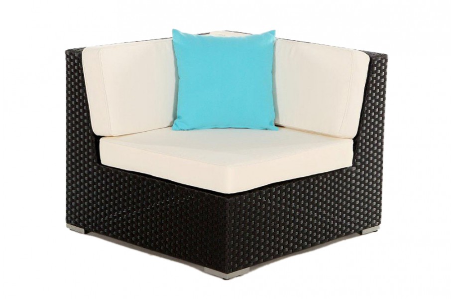 Zierkissen Aqua für Rattan Gartenmöbel Lounge Sitzgruppe