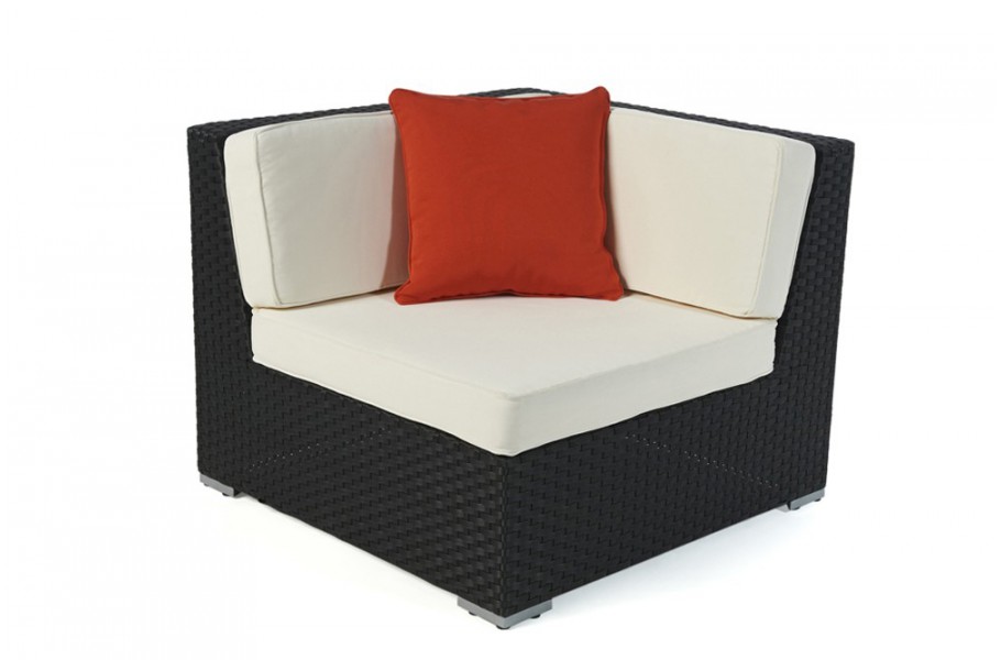 Zierkissen Orange für Rattan Gartenmöbel Lounge Sitzgruppe