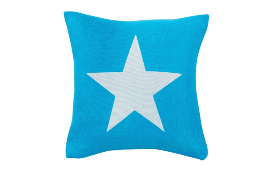Zierkissen Special: Big Star Aqua 50 x 50 cm