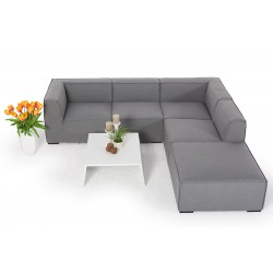 Agnes Allwetter Lounge Outdoor Lounge grau