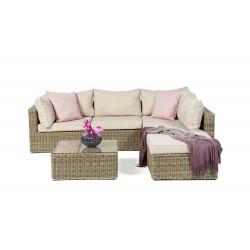 Broadway Rattan Lounge Natural Round