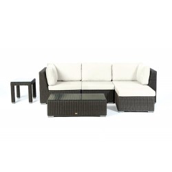 Laguna Rattan Gartenmöbel Lounge Überzugset Beige