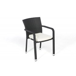 Rattan Stuhl Orlando Schwarz