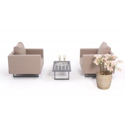 Bora Outdoor Lounge Set sandbraun