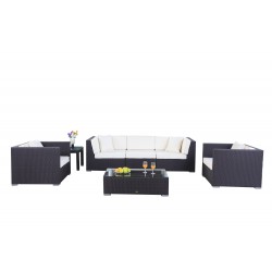 Cabana Gartenmöbel Lounge Überzugset Beige