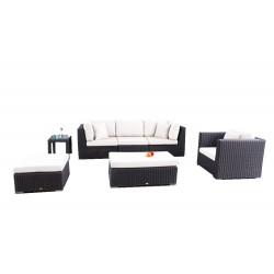 Laguna Special Rattan Gartenmöbel Lounge Überzugset Beige