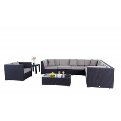 Tranquillo Rattan Lounge Überzugset Sandbraun