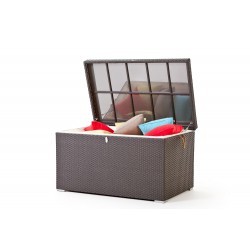 Rattan Gartenmöbel Pillowbox big braun