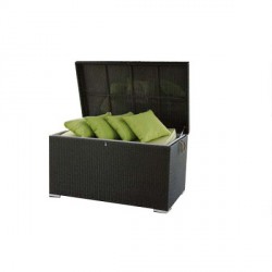 Rattan Gartenmöbel Pillowbox big schwarz