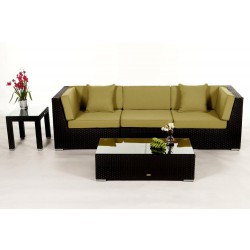 Bellaria Rattan Gartenmöbel Lounge Überzugset Lime