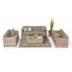Westham Rattan Gartensofa Set natural