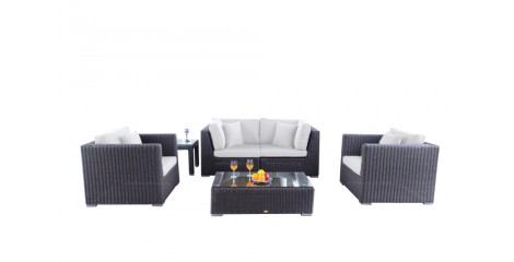 Rattan Gartenmöbel: Überzugset für Birmingham 2er Lounge Special