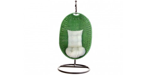 Rattan Gartenmöbel Hanging Chair Calimero grün