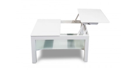 klapptisch: esstisch alu weiss