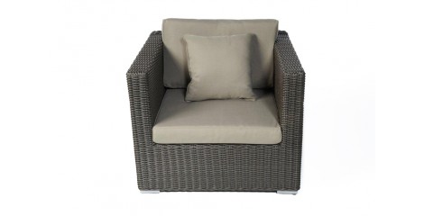 Rattan Gartenmöbel: Birmingham Chefsessel Braun