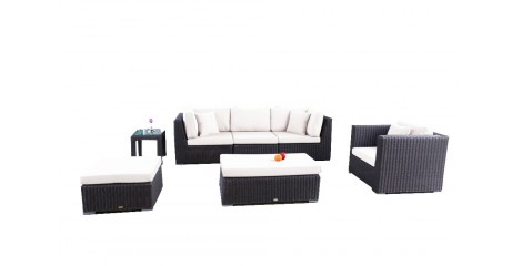 Rattan Gartenmöbel Laguna Special Ueberzugset Beige