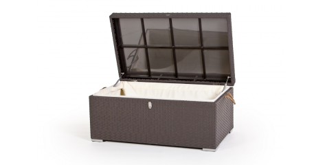 Rattan Gartenmöbel Pillowbox small braun