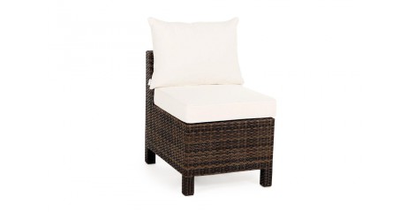 Rattan Gartenmöbel Pandora Mittelteil Mixed Braun