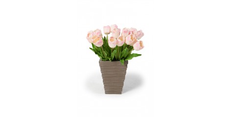 Tulpenstrauss rosa kunstblumen duftend