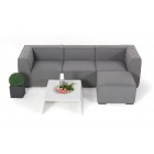 adriane outdoorlounge allwetter lounge möbel grau