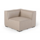 bormeo allwetter gartenlounge eckteil sandbraun