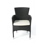 Californai Rattan Stuhl Überzug Beige