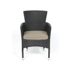 Californai Rattan Stuhl Überzug Sandbraun