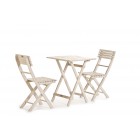 Holz Gartenmöbel Kiefernholz Tisch Stuhl Duo Set