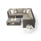 extra dicke sitzpolster elsa gartenmöbel lounge braun