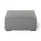 Gartenlounge Emma Fusshocker grau
