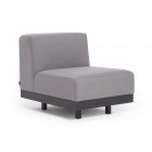 gartenlounge windsor mittelteil grau