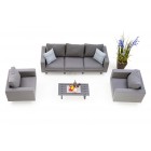gartensofa wellington grau gartenset