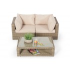 kleine rattan lounge brandy natural rattantisch unten