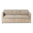 Luxury 3er natural - Rattan Lounge