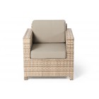 Luxury 3er natural - Rattan Sessel